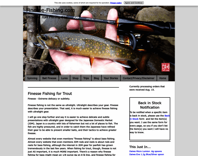 Finesse-fishing.com thumbnail