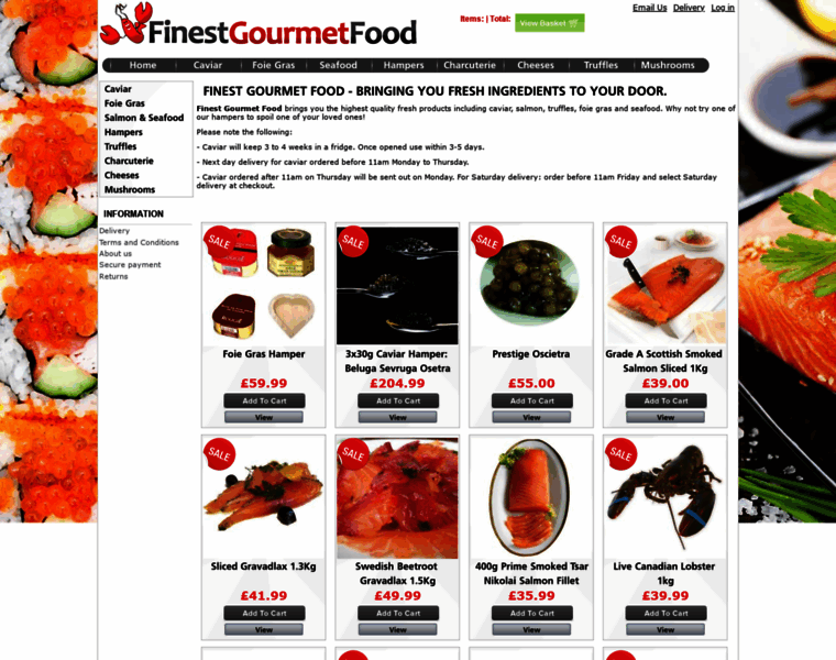 Finestgourmetfood.co.uk thumbnail