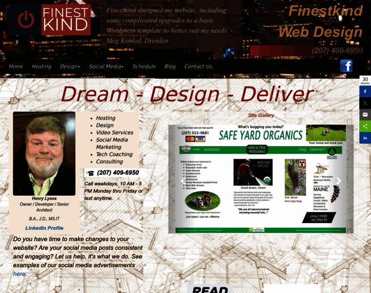Finestkindwebdesign.com thumbnail