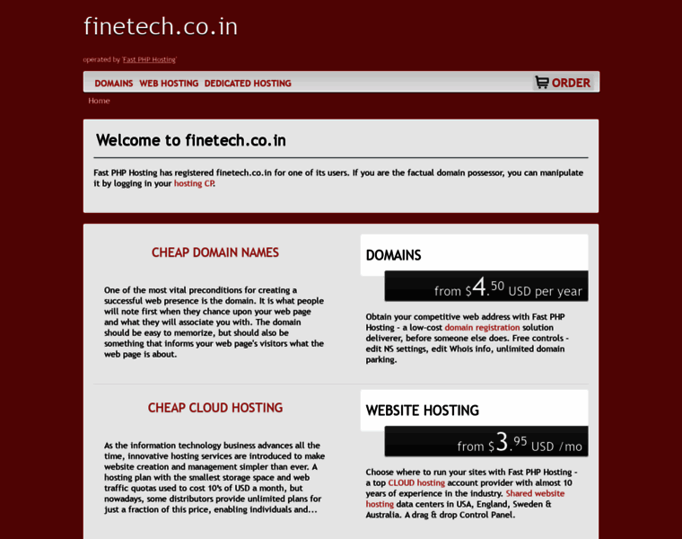 Finetech.co.in thumbnail