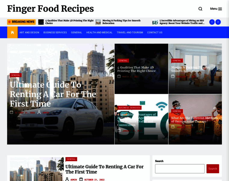 Finger-food-recipes.com thumbnail