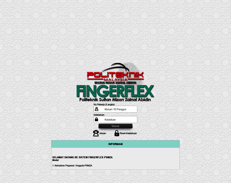 Fingerflex.psmza.edu.my thumbnail