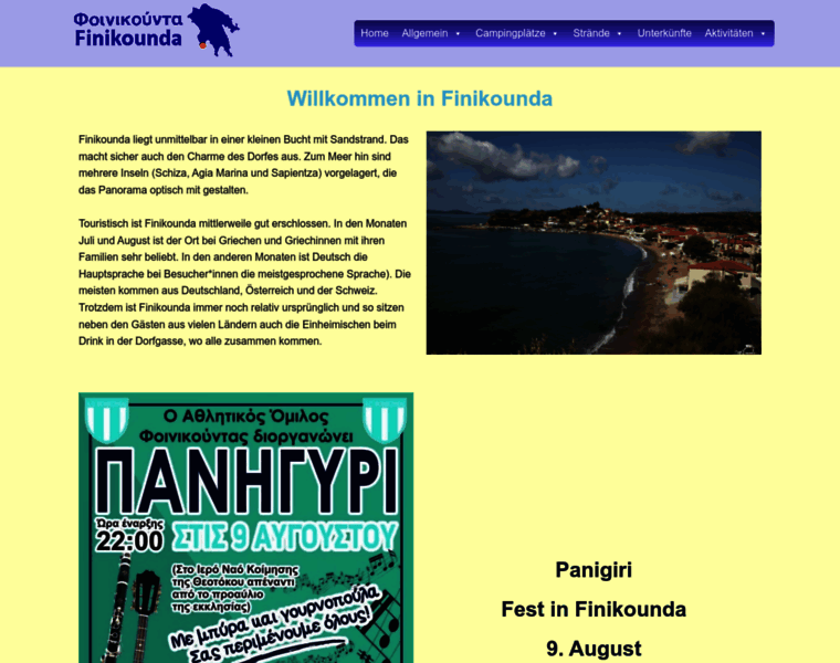 Finikounda-online.de thumbnail
