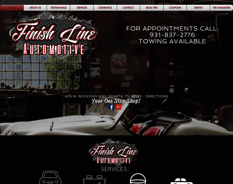 Finishlineautosparta.com thumbnail