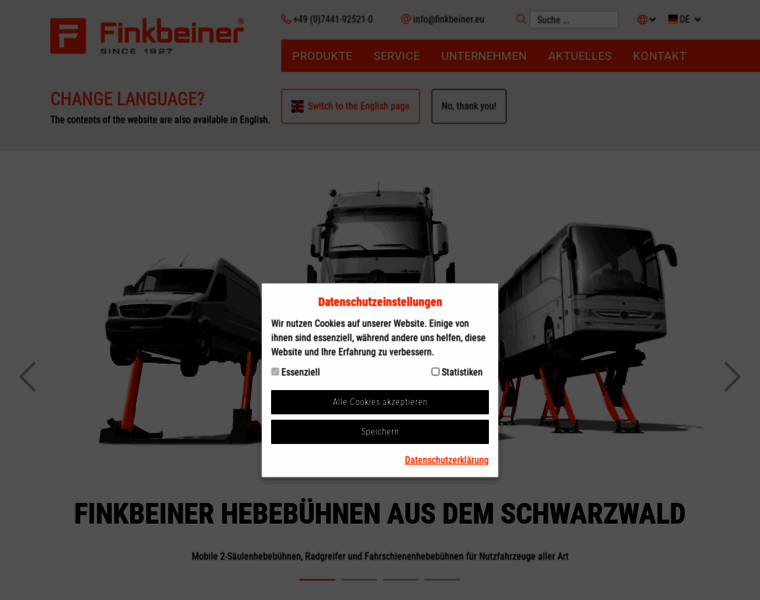 Finkbeiner-lifts.com thumbnail
