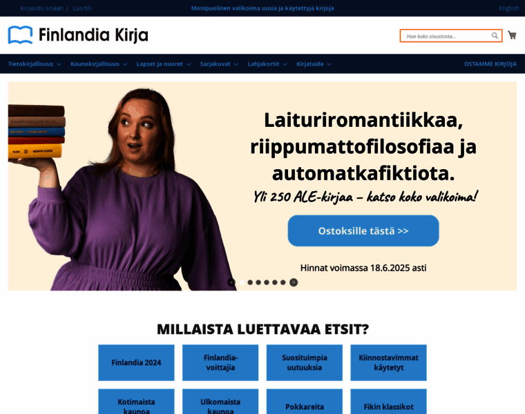 Finlandiakirja.fi thumbnail Finlandiakirja.fi thumbnail