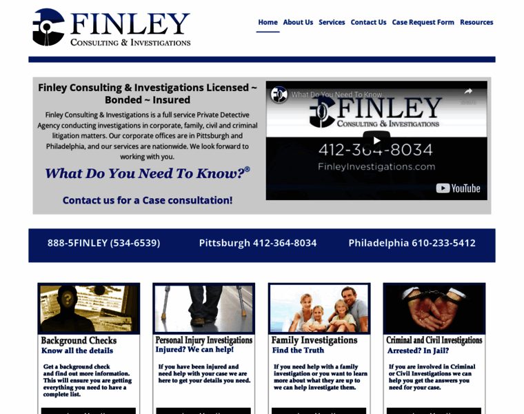 Finleyinvestigations.com thumbnail