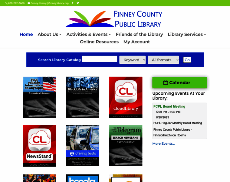 Finneylibrary.org thumbnail