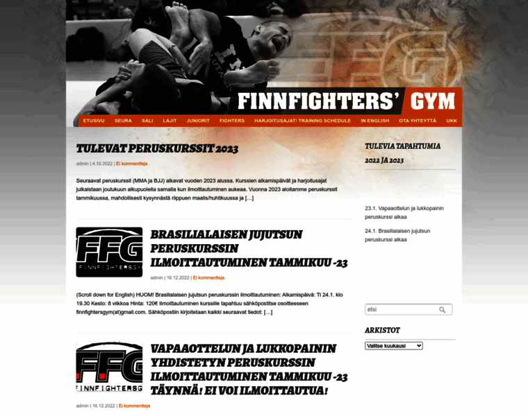 Finnfightersgym.fi thumbnail