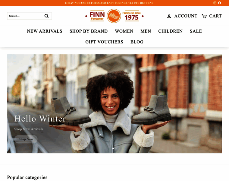 Finnfootwear.com thumbnail