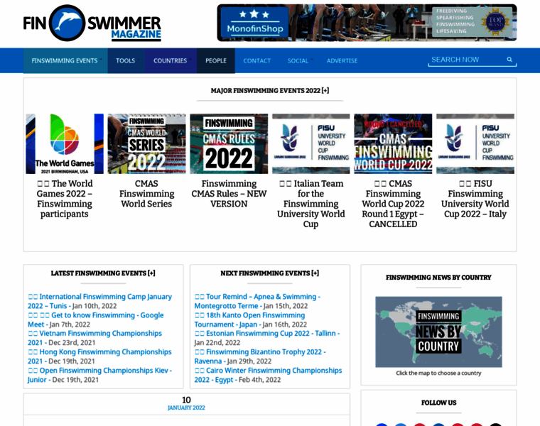 Finswimmer.com thumbnail