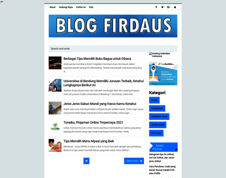 Firdaus.web.id thumbnail