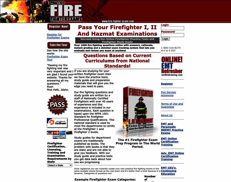 Fire-fighter-exam.com thumbnail