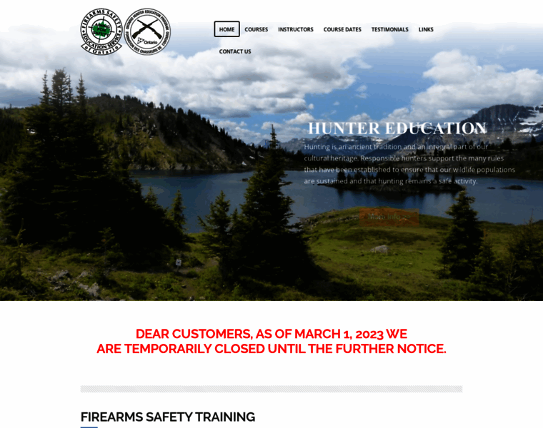 firearmsandhunterscourse.ca at WI. Firearms and Hunters Course ...