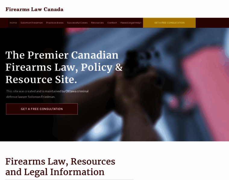 Firearmslaw.ca thumbnail