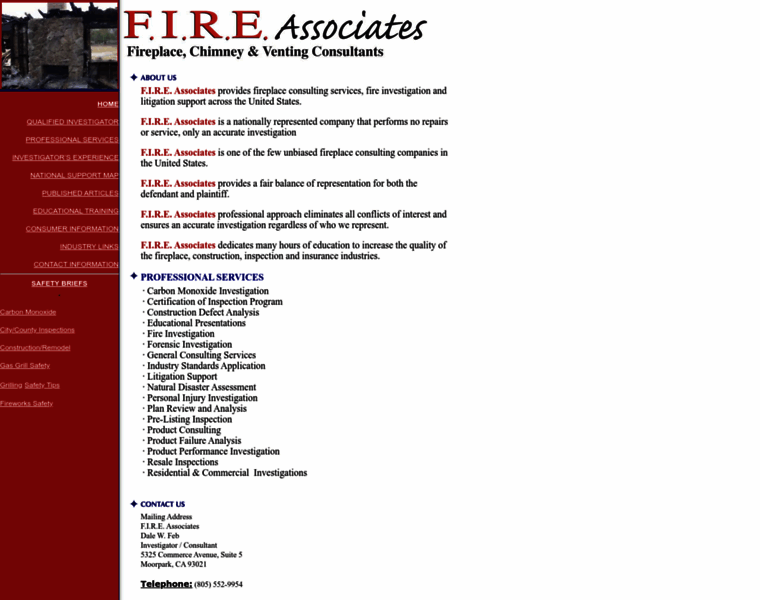 Fireassociates.org thumbnail