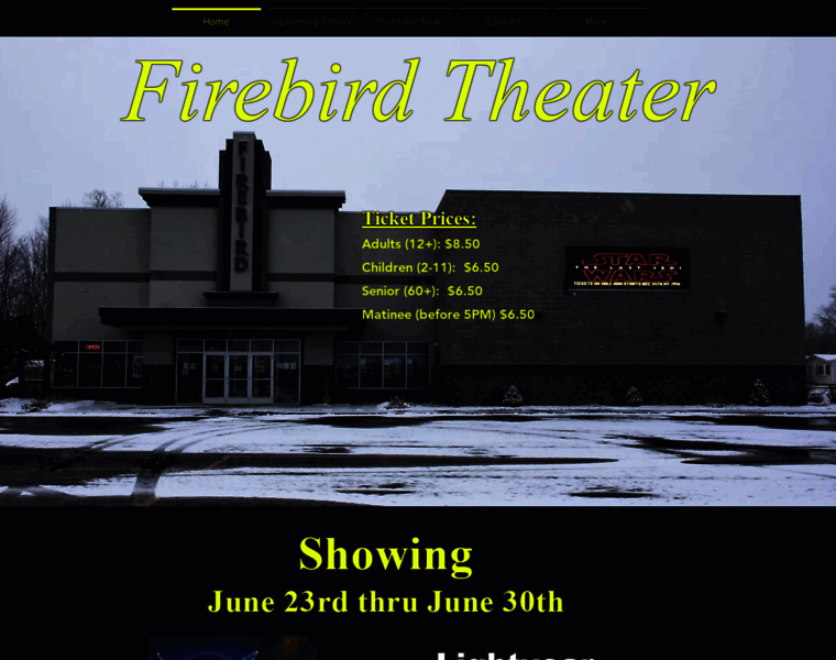 Firebirdtheater.com thumbnail