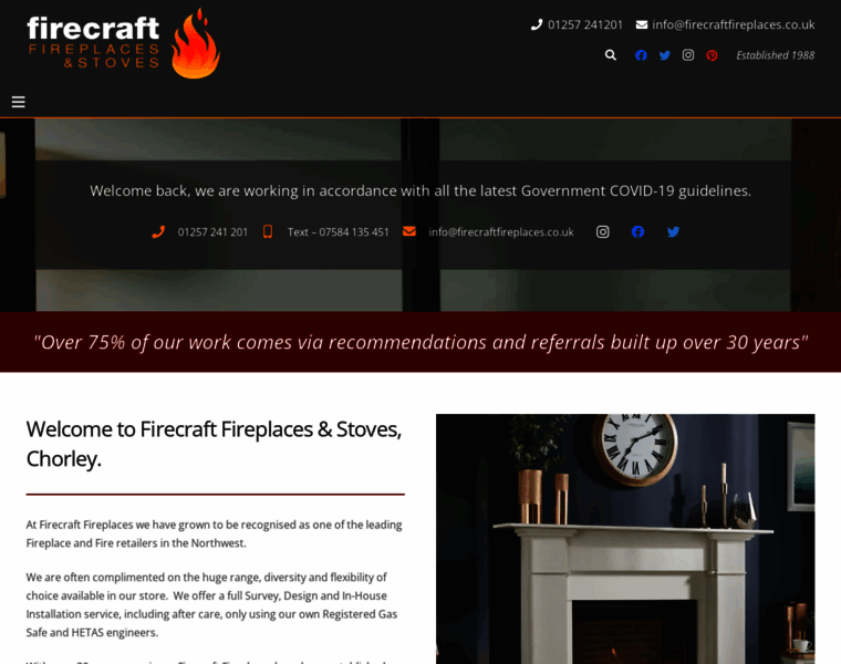 Firecraftfireplaces.co.uk thumbnail