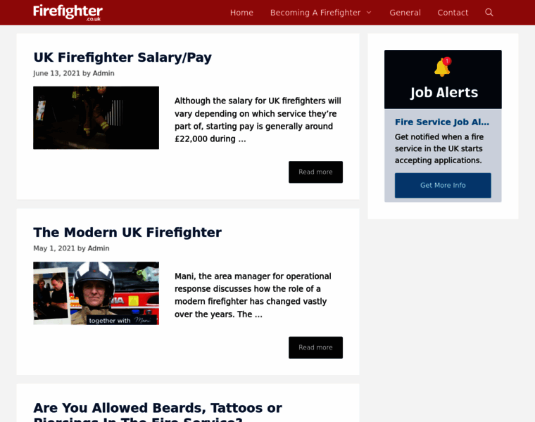Firefighter.co.uk thumbnail
