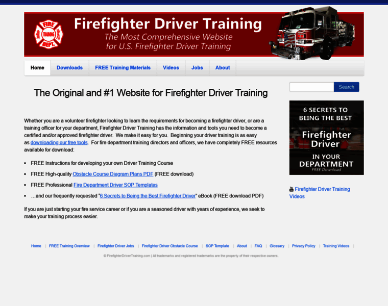 Firefighterdrivertraining.com thumbnail