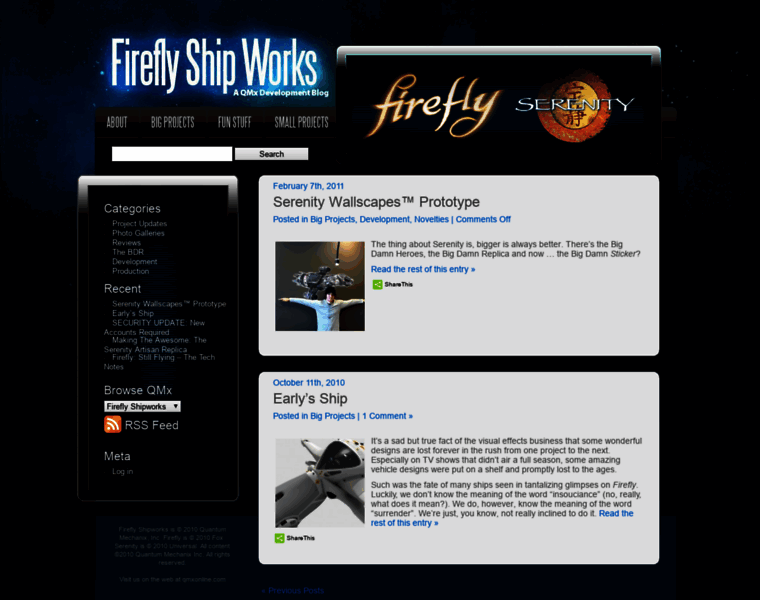 Fireflyshipworks.com thumbnail
