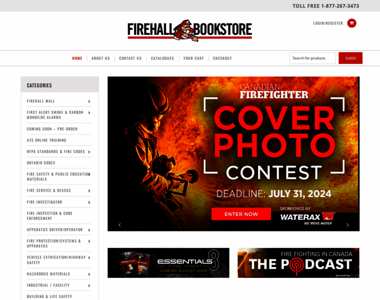 Firehallbookstore.com thumbnail