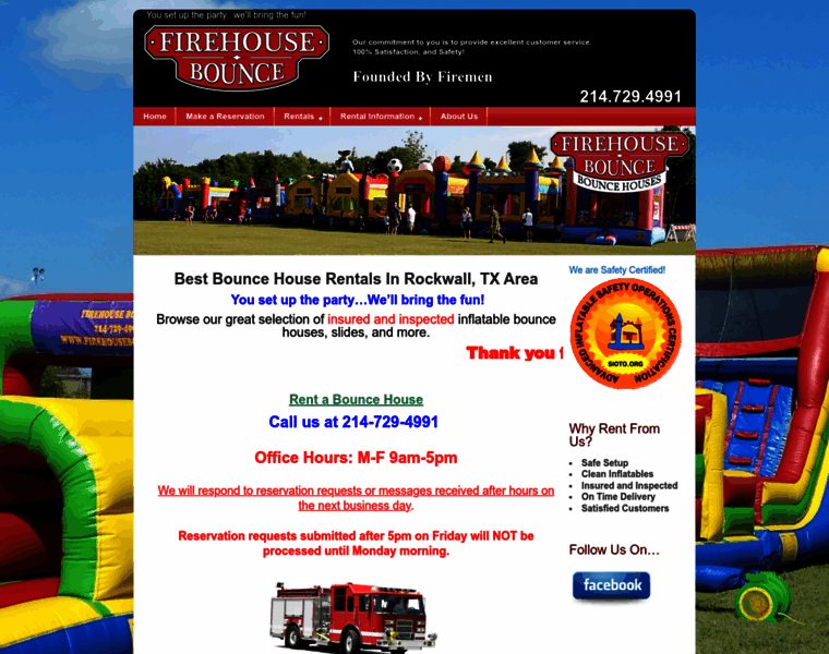 Firehousebounce.com thumbnail