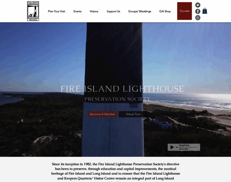 Fireislandlighthouse.com thumbnail