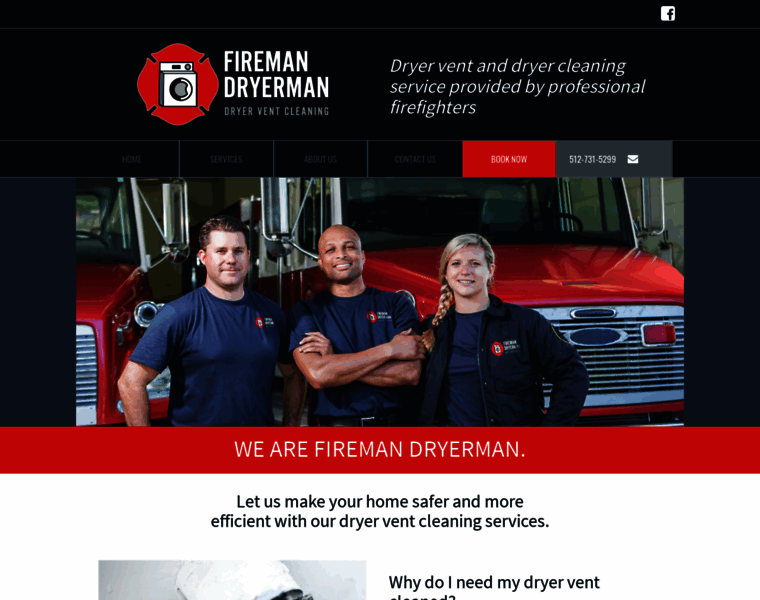 Firemandryerman.com thumbnail