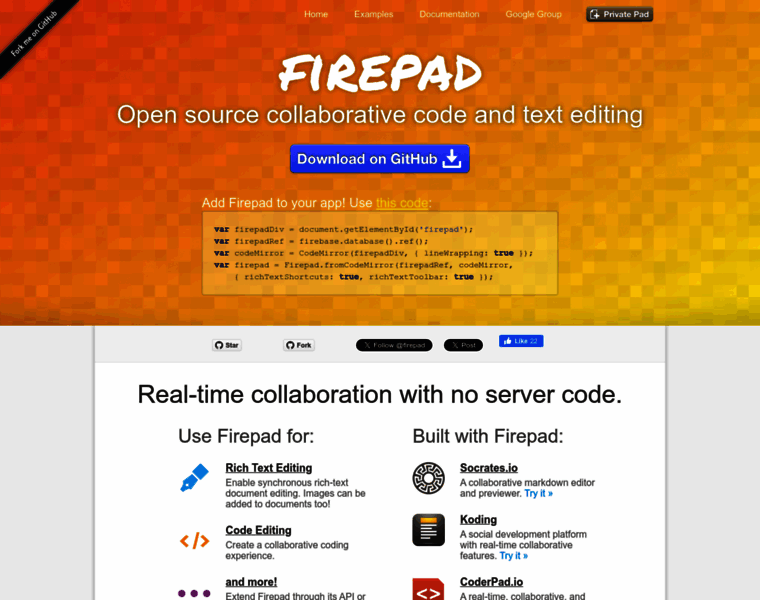 Firepad.io thumbnail