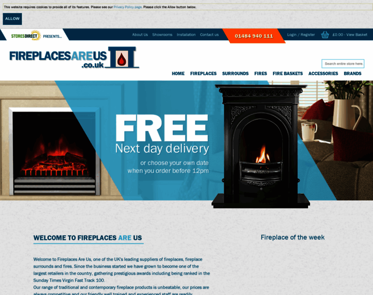 Fireplacesareus.co.uk thumbnail