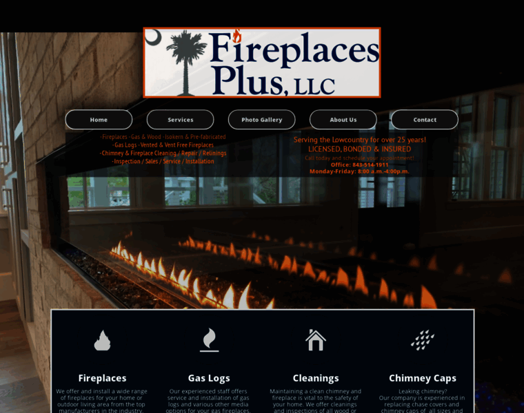 Fireplacesplusllc.com thumbnail