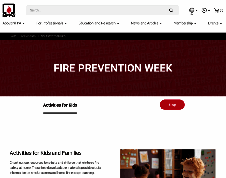 Firepreventionweek.org thumbnail