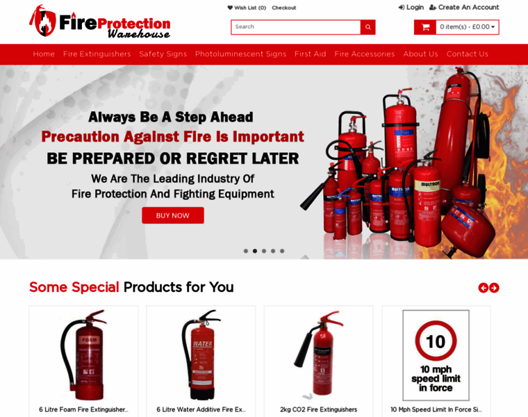 Fireprotectionwarehouse.co.uk thumbnail