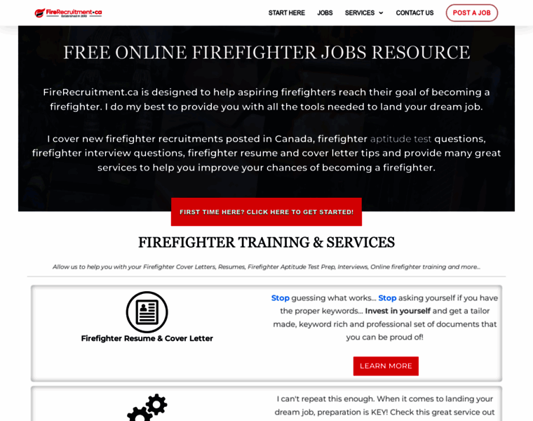 Firerecruitment.ca thumbnail