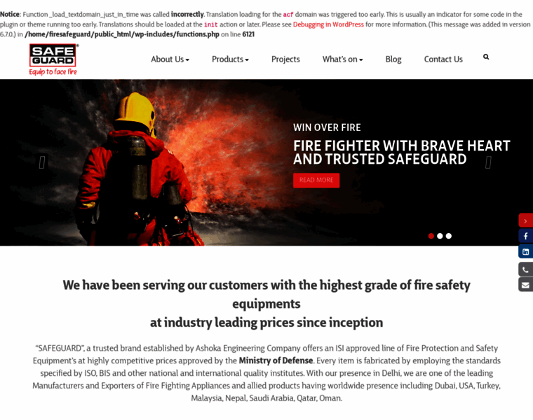 Firesafeguard.in thumbnail Firesafeguard.in thumbnail