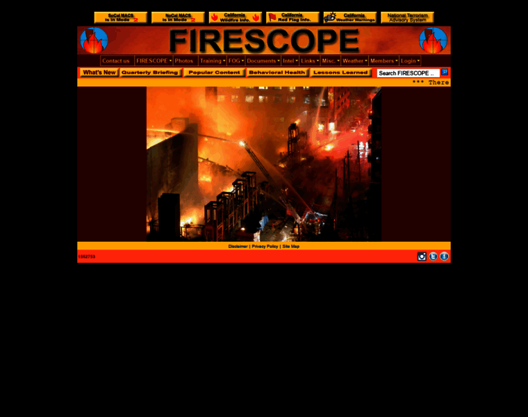 Firescope.org thumbnail