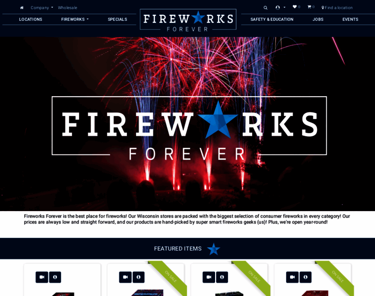 Fireworksforever.com thumbnail