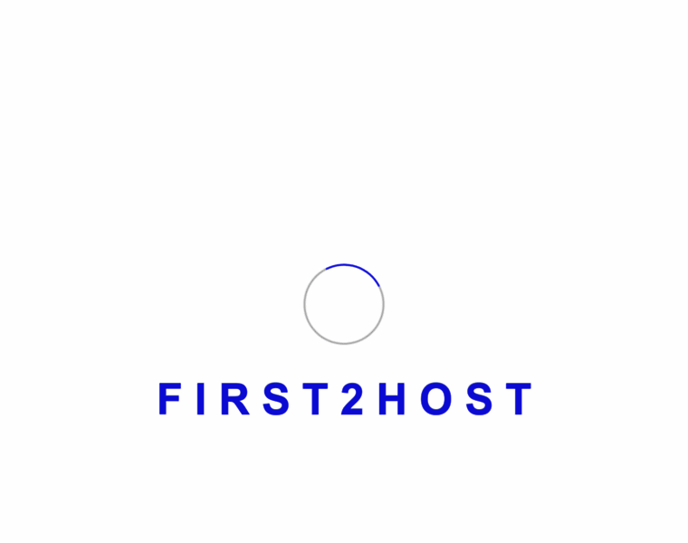 First2host.co.uk thumbnail