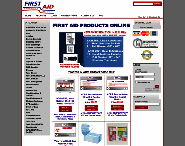 Firstaidproductsonline.com thumbnail