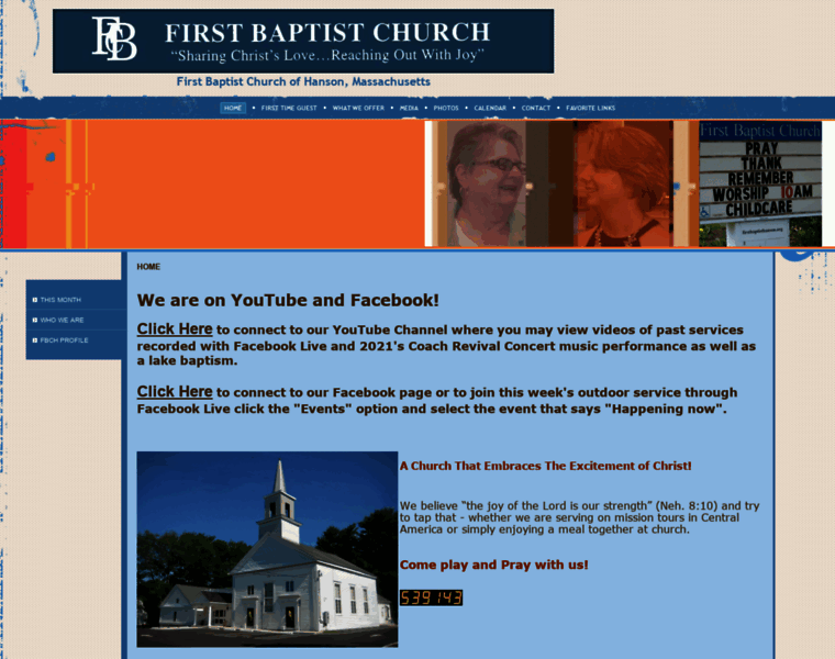 Firstbaptisthanson.org thumbnail
