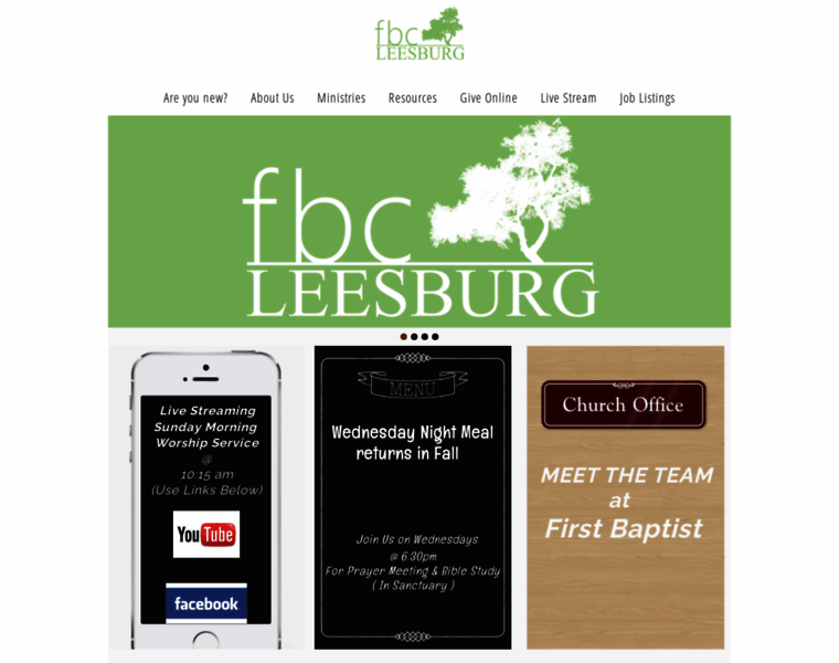 Firstbaptistleesburg.org thumbnail
