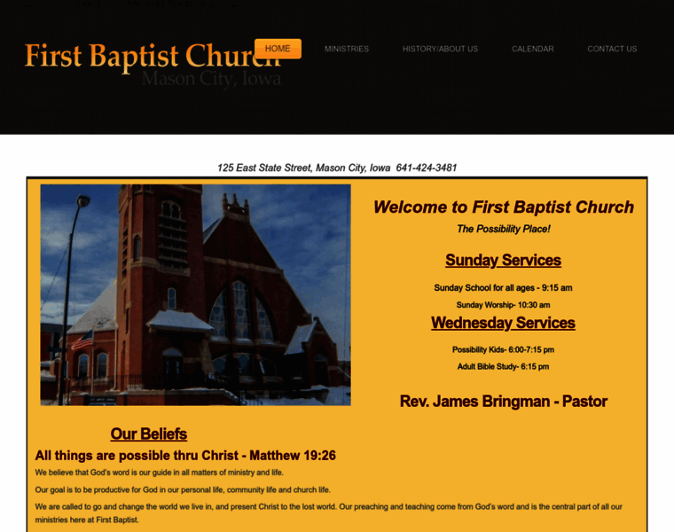 Firstbaptistmc.com thumbnail
