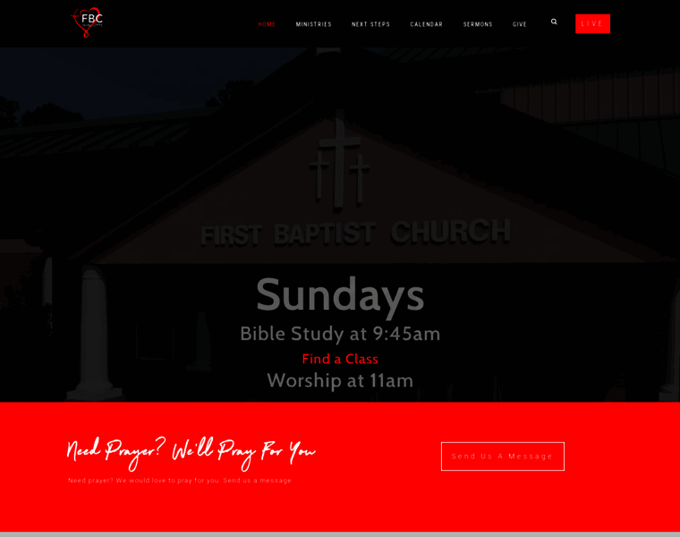 Firstbaptistshallotte.com thumbnail