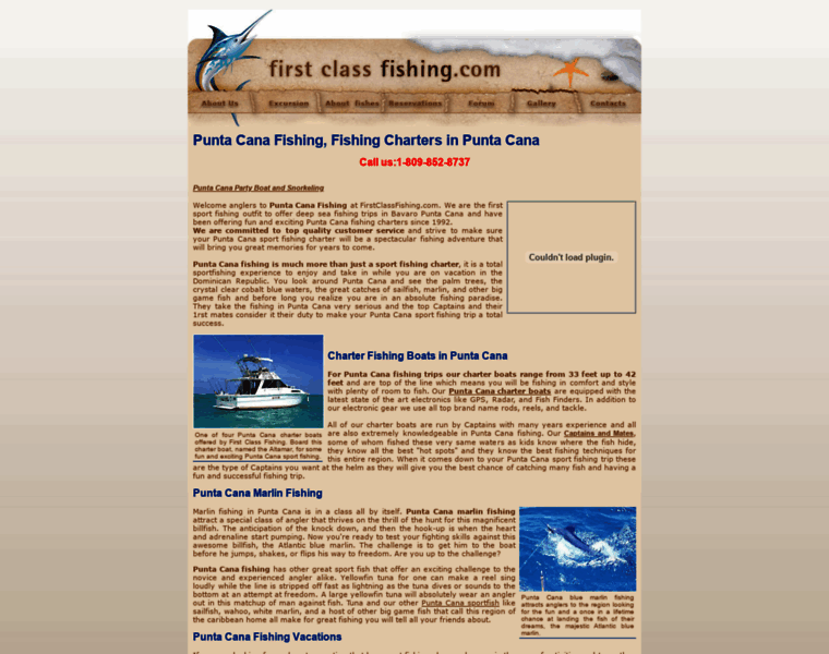 Firstclassfishing.com thumbnail
