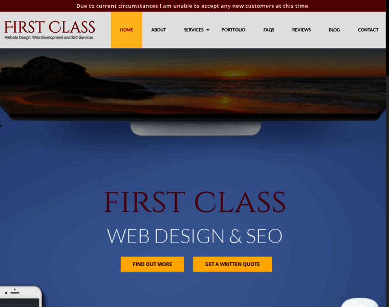 Firstclasswebdesign.co.uk thumbnail