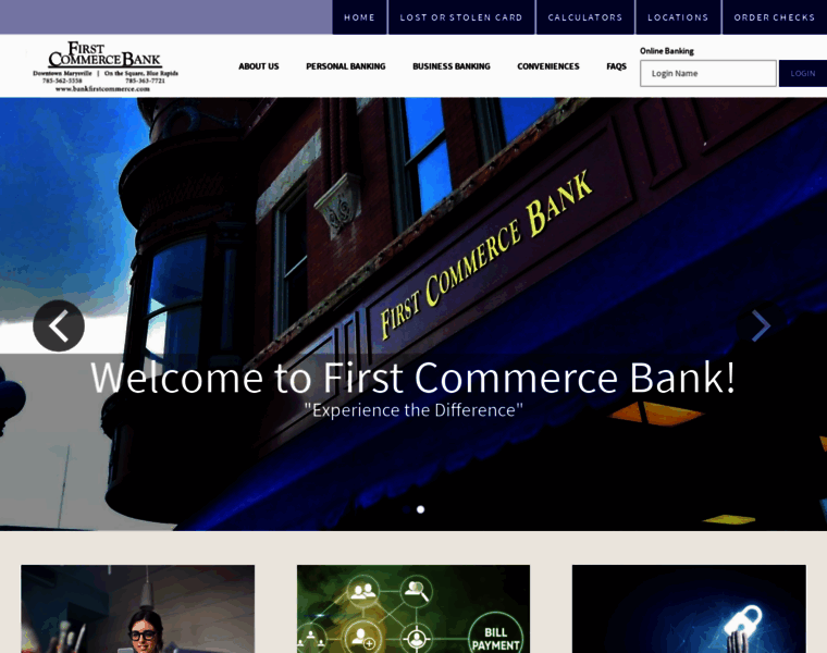 Firstcommercebankonline.com thumbnail