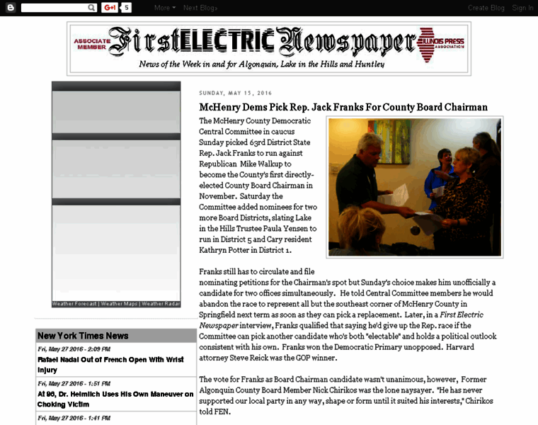 Firstelectricnewspaper.com thumbnail