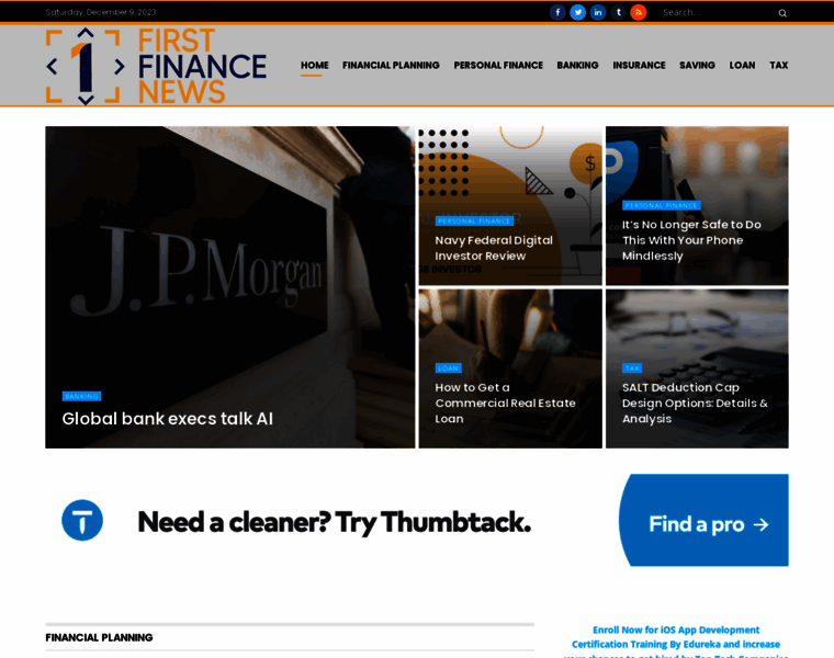 Firstfinancenews.com thumbnail