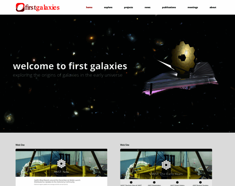 Firstgalaxies.org thumbnail